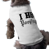 pooping pet tee