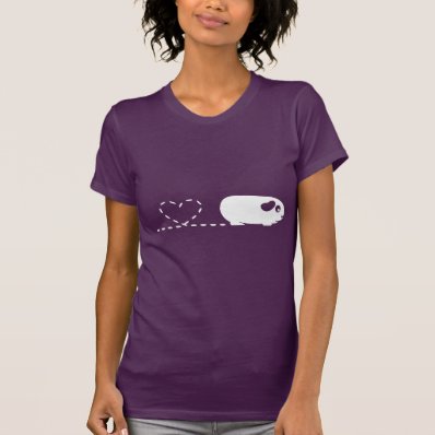 Pooping Heart Guinea Pig Women&#39;s T-Shirt