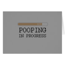 Pooping in progress baby t-shirt cards