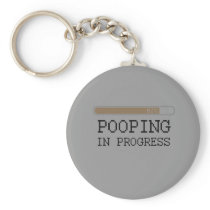 Pooping in progress baby t-shirt key chains