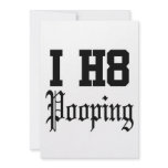 pooping invitations