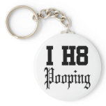 pooping key chain