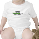 pooping, please be patient. t shirt