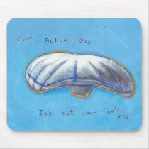 Poor Balloon Boy - Heene family hoax ART mousepads