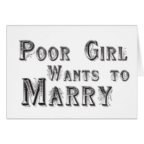 poor girl rich girl cards