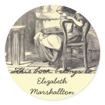 Poor Girl's Treasure Bookplate stickers