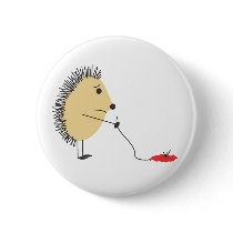 Poor Little Hedgehog Pins