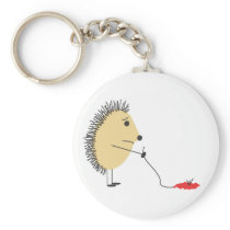 Poor Little Hedgehog Key Chains
