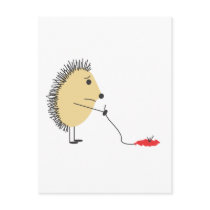 Poor Little Hedgehog Post Cards