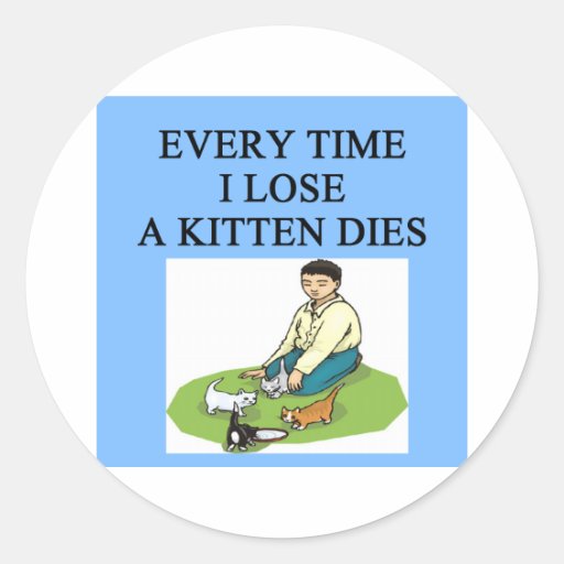poor loser gifts sticker Zazzle