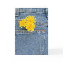 Poor man's bouquet greeting card