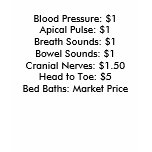 Poor nursing student.  I accept tips. t-shirts