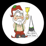 Poor Santa stickers