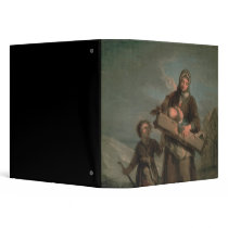 Poor Woman with Children Binders