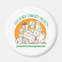 poor women_anne marie_cpy fridge magnet