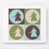 Pop Art Aikido Mouse Pad