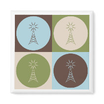 Pop Art Amateur Radio Refrigerator Magnets