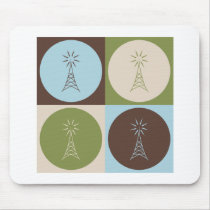 Pop Art Amateur Radio Mouse Pad