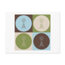 Pop Art Amateur Radio Postcard