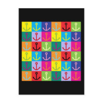 Pop Art Anchor Postcards
