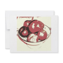 Pop Art Apples invitations by Incatneato Pop Art Apples invitations