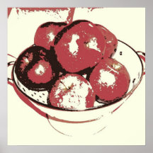 Pop Art Apples Print