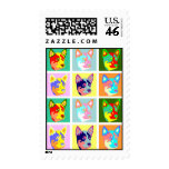 Pop Art Australian Cattle Dog postage