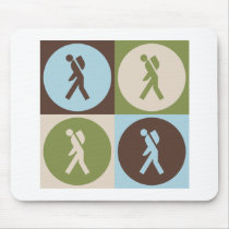 Pop Art Backpacking Mouse Pad