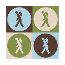 Pop Art Backpacking posters