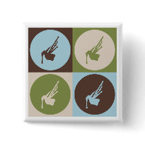 Pop Art Bagpipes Pins