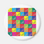 Pop Art Banana Magnets