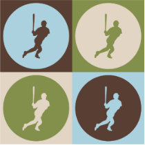 Pop Art Baseball Photo Sculptures