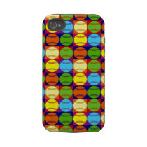 Pop Art Baseballs Collage Tough Iphone 4 Case