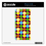 Pop Art Baseballs Collage iPhone 4 Skin