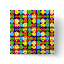 Pop Art Baseballs Pattern Pin
