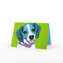 POP ART Beagle Puppy cards