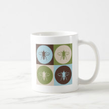 Pop Art Bee Coffee Mug