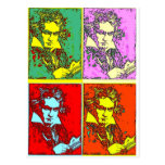 Pop-art Beethoven Post Card