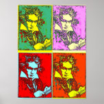 Pop Art Beethoven Poster