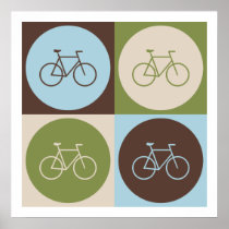 Pop Art Bicycling Poster