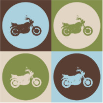 Pop Art Biking photo sculptures by busybrain Pop Art Biking photo sculptures