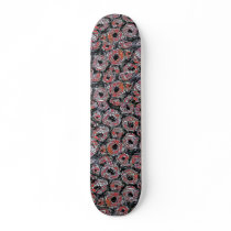 Pop Art Black White & Red Skateboard by INTHEPRESENT Pop Art Black White & Red Skateboard