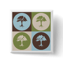 Pop Art Botany buttons