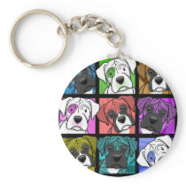Pop Art Boxer Key Chain