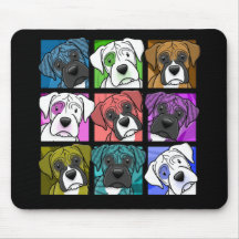 Pop Art Boxer Mousepads