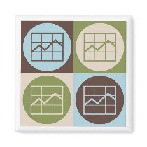 Pop Art Budget Analysis Magnets