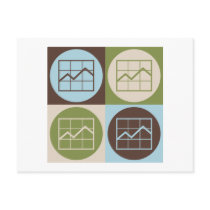 Pop Art Budget Analysis Post Cards