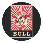 Pop Art Bull Sticker