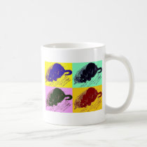 Pop Art Cat 2 mugs
