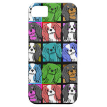 Pop Art Cavalier King Charles Spaniel iPhone 5 Cas iPhone 5 Case